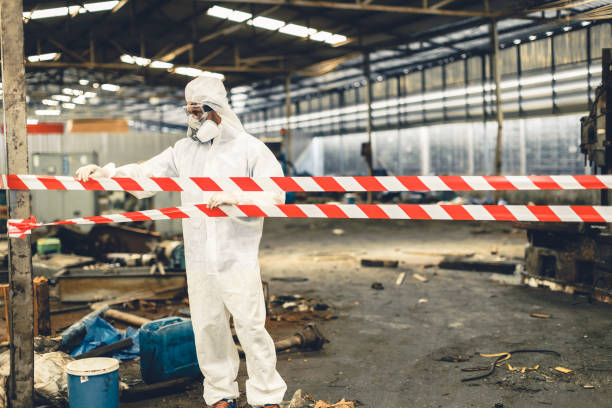 Professional Biohazard technician working in Hampton, NE